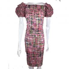 Yves Saint Laurent Multicolour Silk Dress