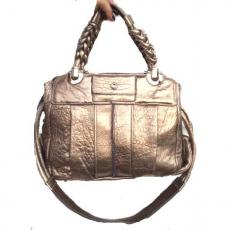 Chloe Gold Leather Handbag