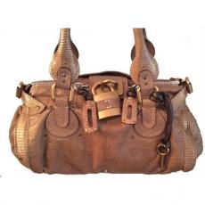 Chloe Metallic Leather Handbag
