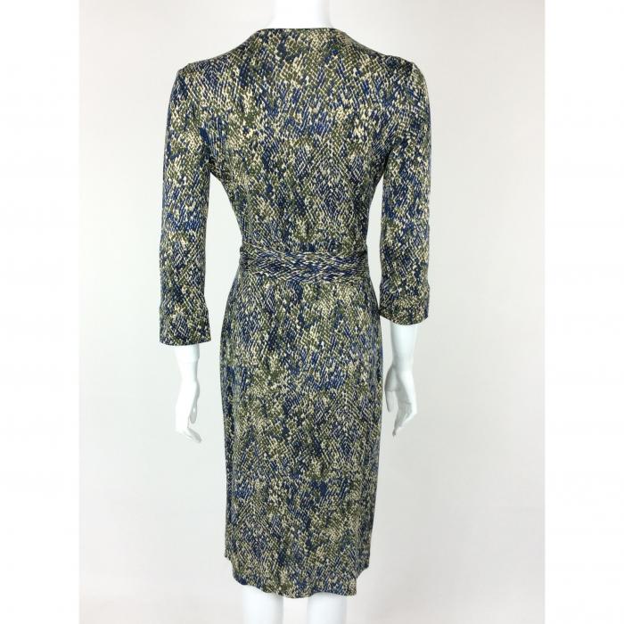 Diane von Furstenberg Green Silk Dress | Couture Counter - Shop. Love ...